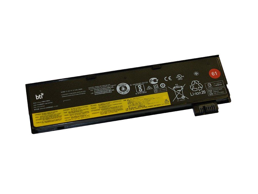 BTI 24Wh 3 cell SB10K97585 compatible battery for LENOVO THINKPAD P51S A475 THINKPAD T470 20JN THINKPAD T470 20JM THINKPAD T470 20HE - Image 1