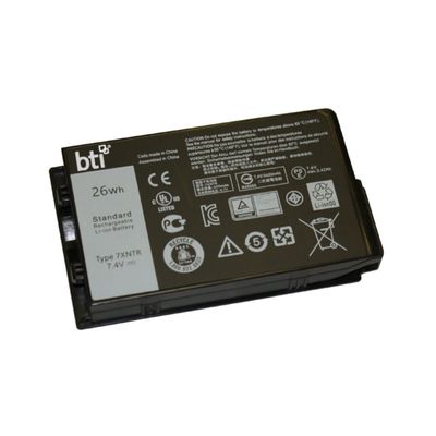 BTI Replacement Battery for DELL LATITUDE 12 7202 Rugged Tablet replacing OEM part numbers 7XNTR FH8RW // 7.4V 3420mAh
