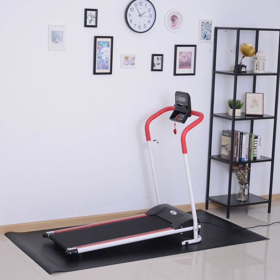 HOMCOM Thick Equipment Gym Mat - Black / 200cm - Image 1