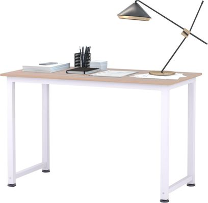 HOMCOM Desk Workspace Oak Effect/White