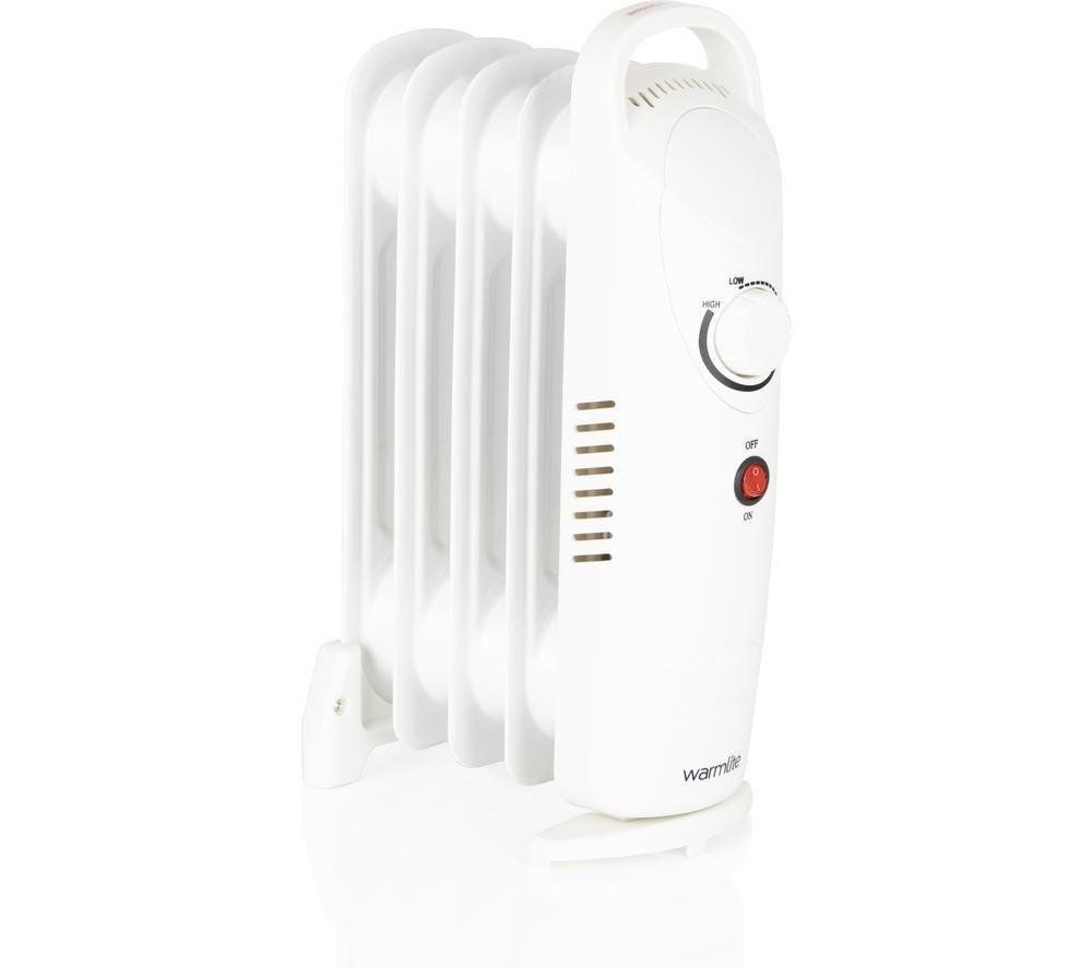 WARMLITE WL43002YW Portable Oil-Filled Radiator - White, White - Image 1