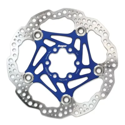 Hope Floating Rotor - Colour: Blue - Size: 160mm - Fitment: 6 Bolt - Thumbnail 2