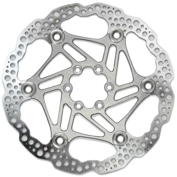 Hope Floating Rotor - Colour: Silver - Size: 180mm - Fitment: 6 Bolt - Image 1
