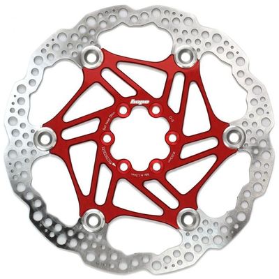 Hope Floating Rotor - Colour: Red - Size: 203mm - Fitment: 6 Bolt