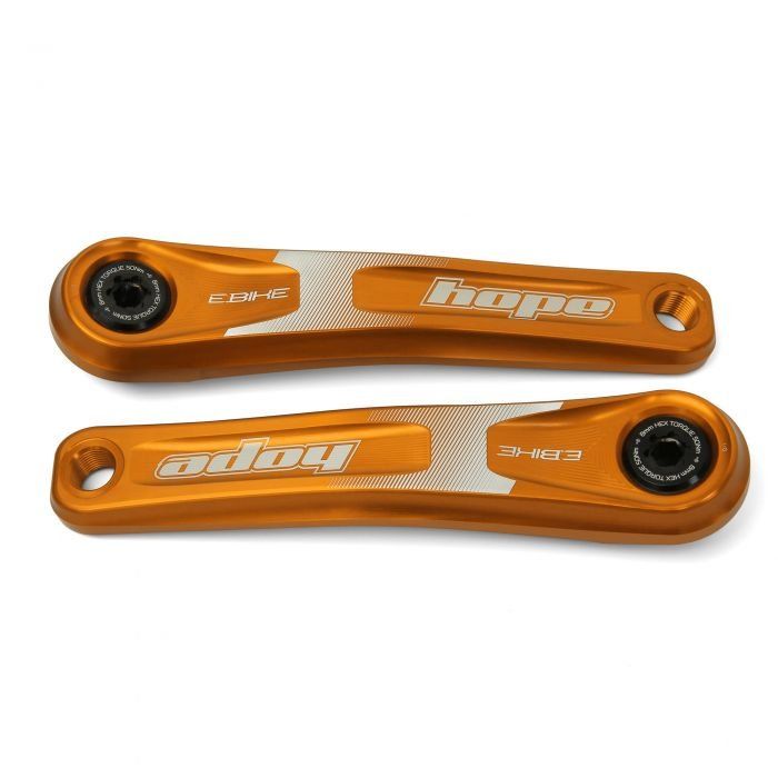 Hope E-Bike Crankset - Orange - Image 1