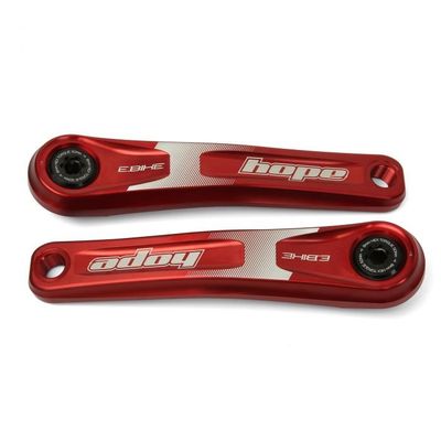 Hope E-Bike Crankset - Red