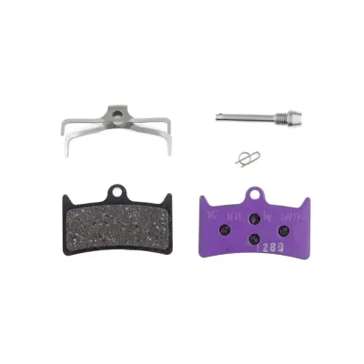 Hope V4 Brake Pads - E-Bike Organic Grade Purple - Thumbnail 2