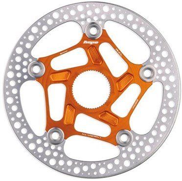 Hope RX Road Centrelock Floating Disc Rotor - 160mmOrange