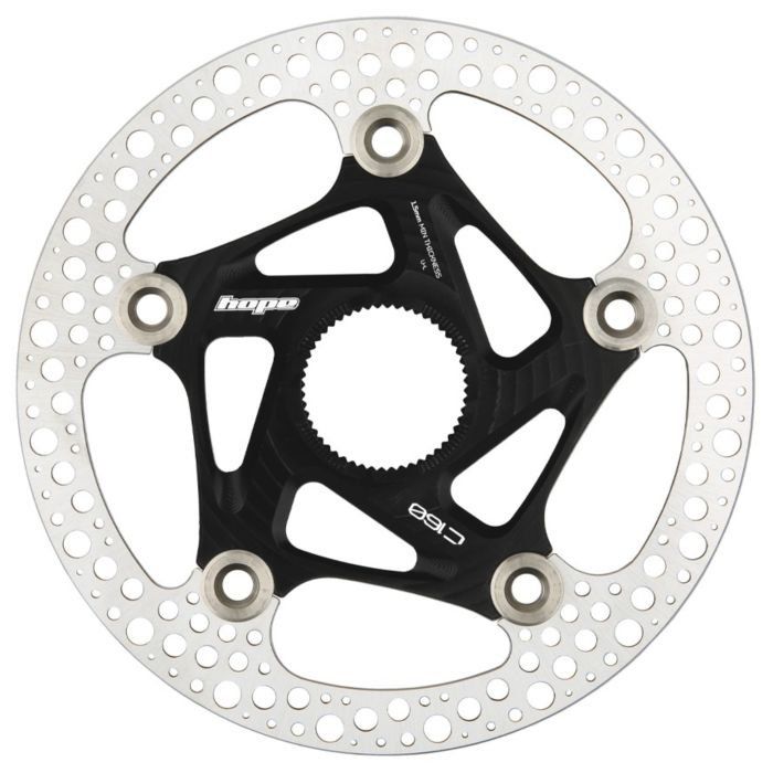 Hope RX Road Centrelock Floating Disc Rotor - 160mmBlack - Image 1