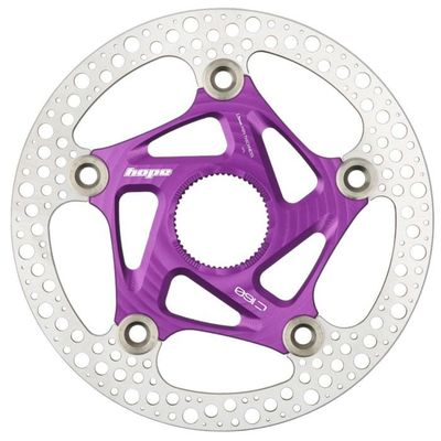 Hope RX Road Centrelock Floating Disc Rotor - 160mmPurple