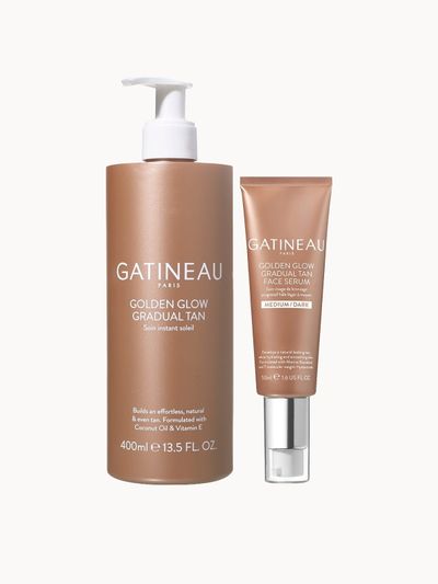Gatineau Golden Glow Face & Body Duo 450ml - Medium/Dark
