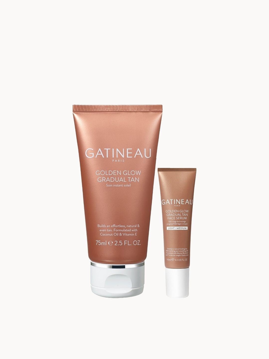 Gatineau Golden Glow Face & Body Duo 85ml - Light/Medium - Image 1