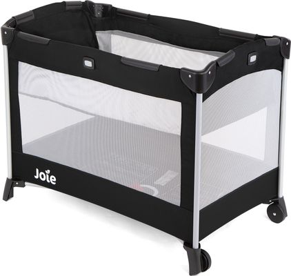 Joie Kubbie Sleep Travel Cot - Coal | Birth to 3 Years | Newborn Bassinet &amp; Baby Sleep Bed | Lightweight Foldable Play Yard | Portable Nursery Crib - Thumbnail 2
