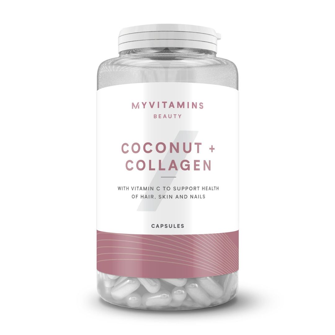 Coconut & Collagen Capsules - 180 CAPSULES - 90servings - Image 1