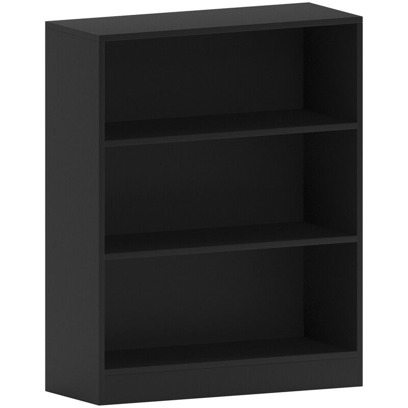Cambridge Bookcases - Black / 75cm / 3 - Image 1