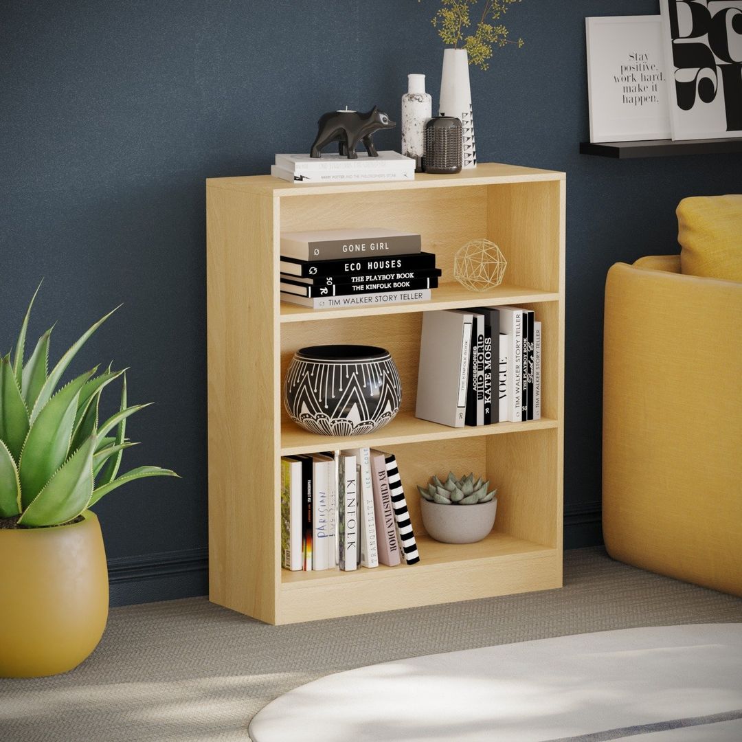 Cambridge Bookcases - Oak / 75cm / 3 - Image 1
