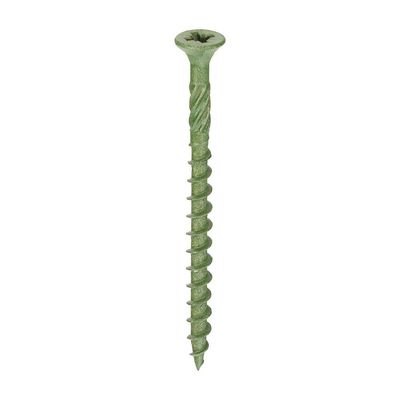 Timco Decking Screws Green Trade Handy Tub 4.5mm 60mm Pack of 1500