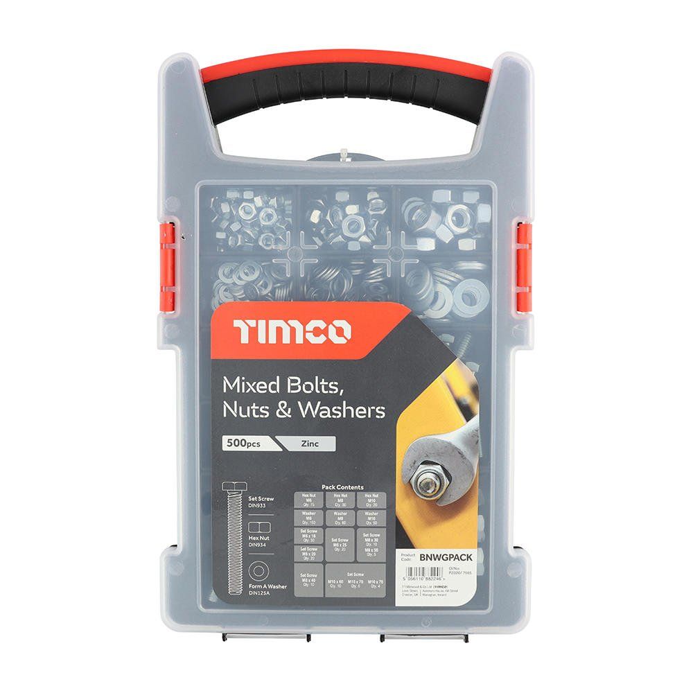 Timco Bolt Nut Washer Mixed Grab Pack - Image 1
