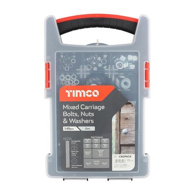 Timco Carriage Bolt Mixed Grab Pack