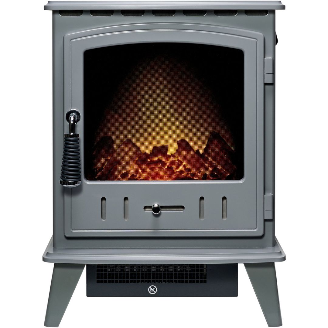Adam Aviemore Grey Electric Stove Fire - Image 1