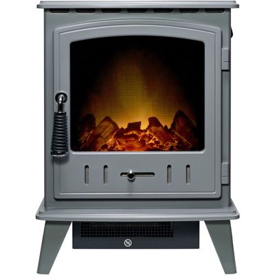 Adam Aviemore Grey Electric Stove Fire