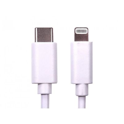 Target Nlmob-C-Lt-2M Data Cable Usb 2.0 Type-C (M) To Apple Lightning (M) 2M White Mfi Certified 9V 2.2A Charging Power White Pvc Jacket Oem Polybag Packaging - Thumbnail 2