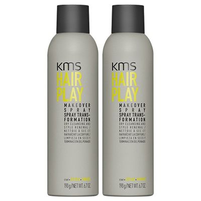 KMS Hairplay Makeover Spray Duo in Grey | Size: 250ml