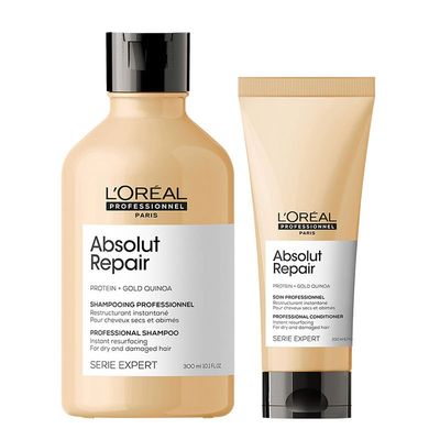 L'Oreal Professionnel Serie Expert Absolut Repair Shampoo 300ml & Conditioner 200ml Duo in Clear - Thumbnail 2
