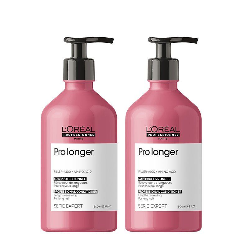 L'Oreal Professionnel Serie Expert Pro Longer Conditioner 500ml Supersize Double in Clear - Image 1