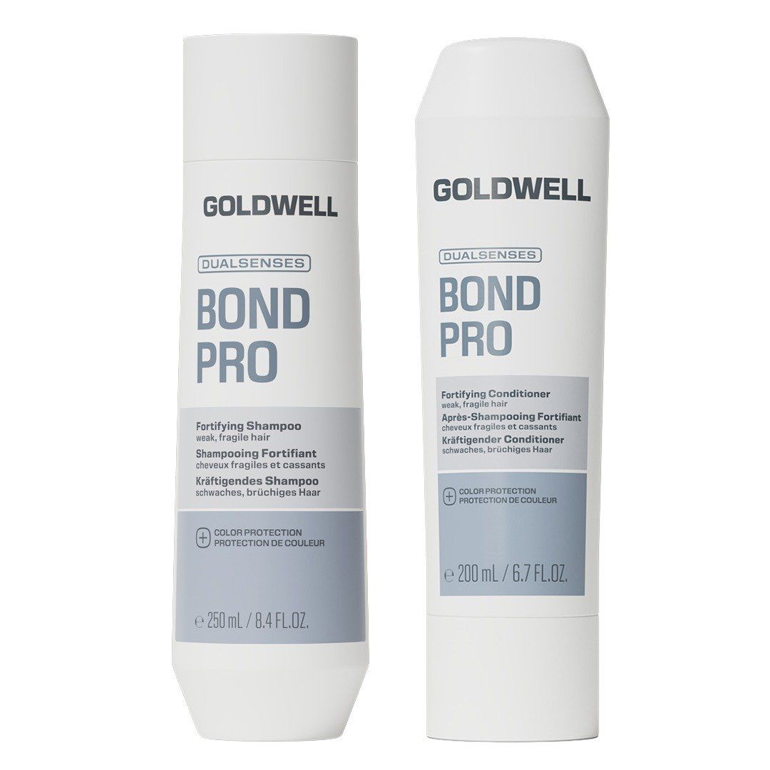 Goldwell Dualsenses Bond Pro Fortifying Shampoo 250Ml & Bond Pro Fortifying Conditioner 200Ml Duo - Image 1