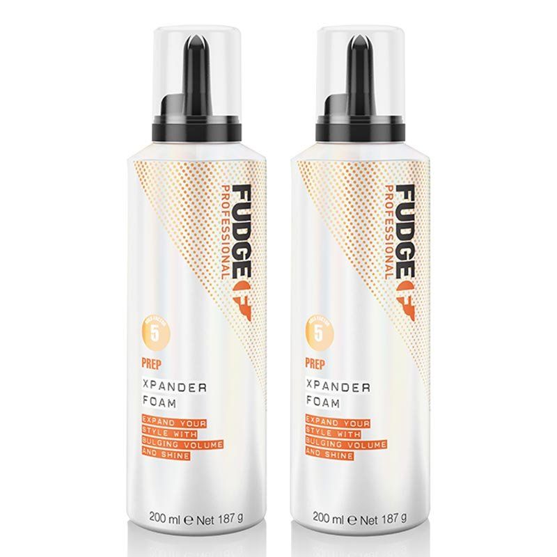 FUDGE Xpander Foam Volumising Hair Mousse 200ml Double in Clear - Image 1