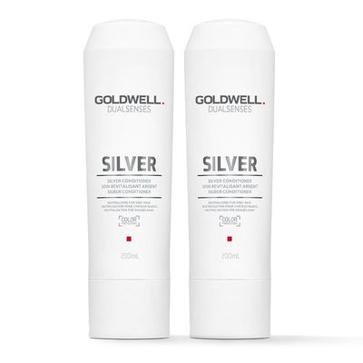 Goldwell l DOUBLE Dualsenses Silver Conditioner 200ml in Clear