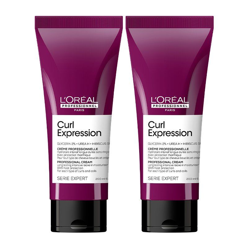 L'Oreal Professionnel Serie Expert Curl Expression Long-Lasting Leave in Moisturiser 200ml Double in Clear - Image 1