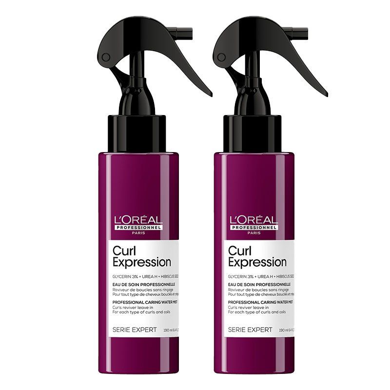 L'Oreal Professionnel Serie Expert Curl Expression Curl Reviving Spray/Caring Water Mist 190ml Double in Clear - Image 1