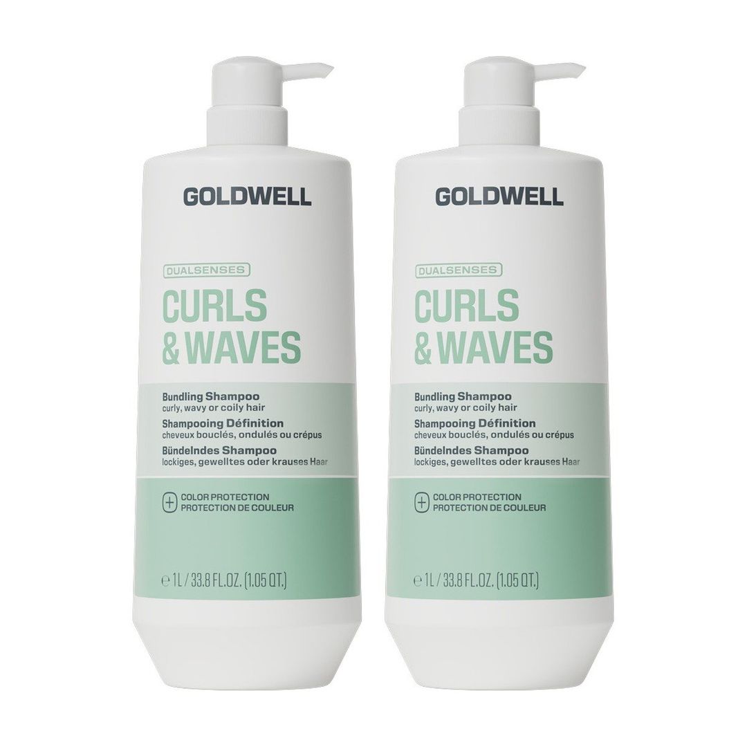 Goldwell Dualsenses Curls & Waves Bundling Shampoo 1000Ml Double - Image 1