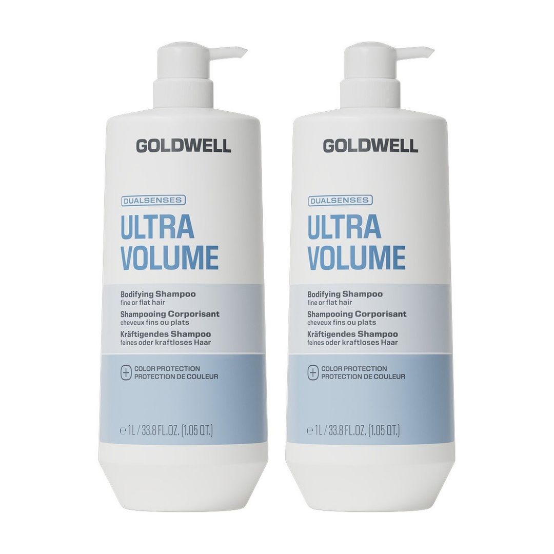 Goldwell Dualsenses Ultra Volume Bodifying Shampoo 1000Ml Double - Image 1
