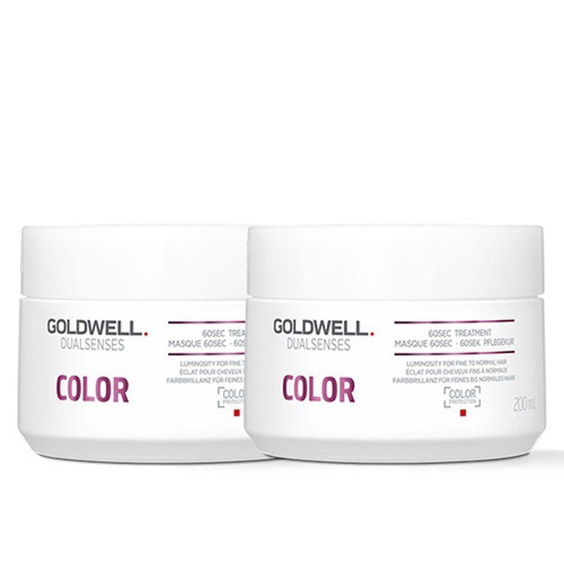 Goldwell Dual Senses Color Brilliance 60 Second Treatment 200ml Double - Image 1