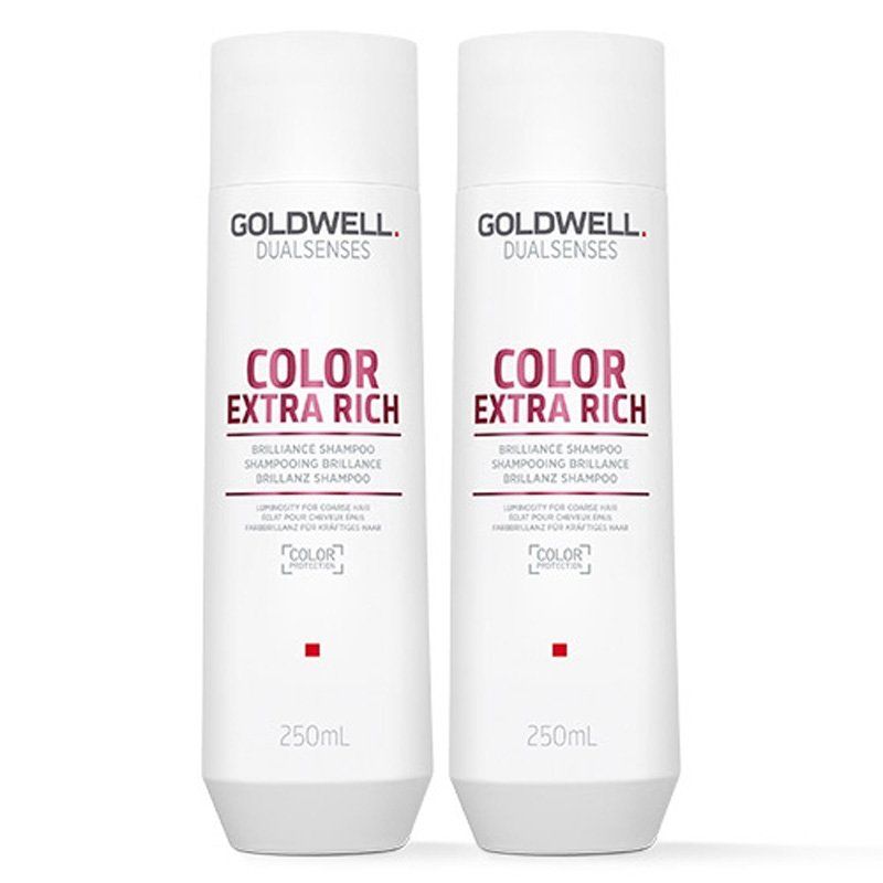Goldwell Dual Senses Color Brilliance Extra Rich Shampoo 250ml Double in Clear - Image 1