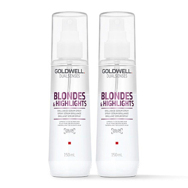 Goldwell Dual Senses Blonde & Highlights Brilliance Serum Spray 150ml Double in Clear - Image 1
