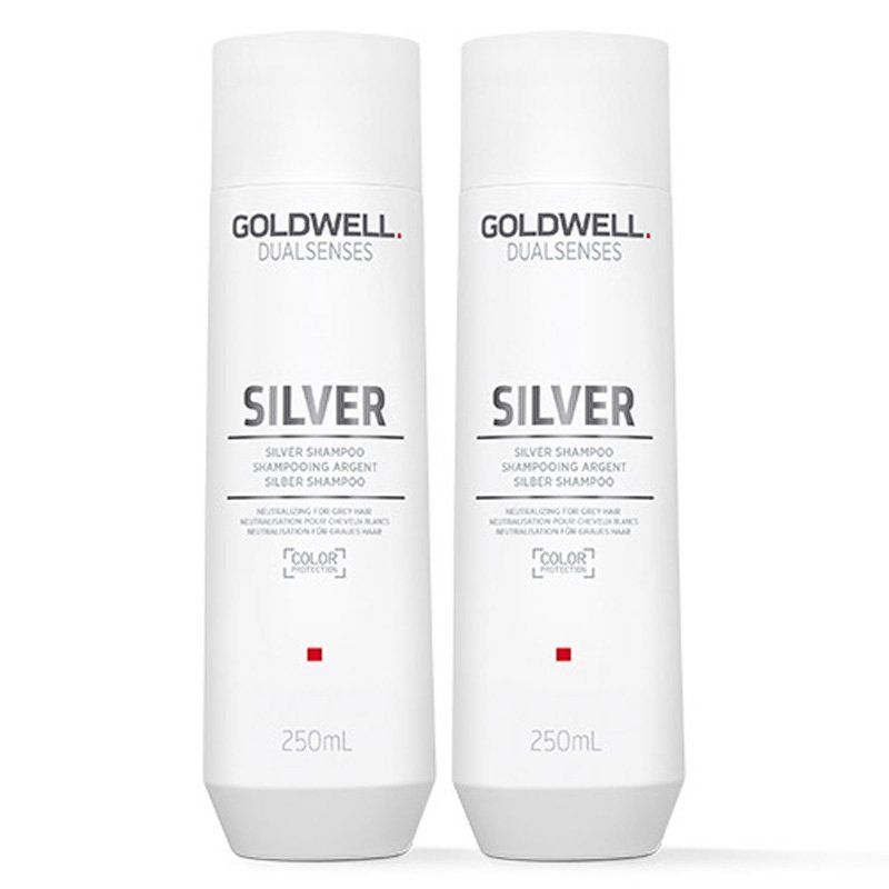 Goldwell Dual Senses Silver Shampoo 250ml Double in Clear - Image 1