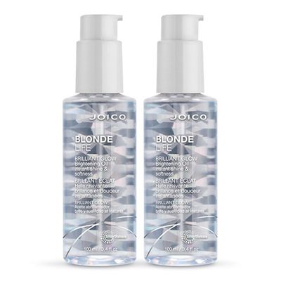 JOICO Blonde Life Brilliant Glow Brightening Oil 100ml Double in Clear