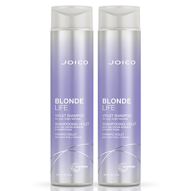 JOICO Blonde Life Violet Shampoo 300ml Double in Clear - Image 1