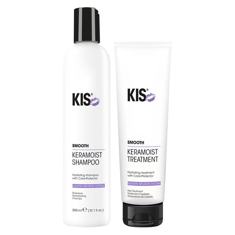 KIS Keramoist Shampoo Treatment Duo in Clear - Image 1