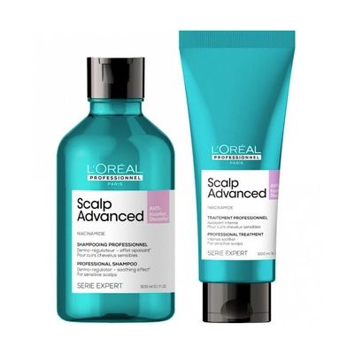 L'Oreal Professionnel Serie Expert Scalp Advanced Anti-Discomfort Dermo-Regulator Shampoo for sensitive scalps 300ml & Serie Expert Scalp Advanced