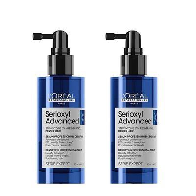 L'Oreal Professionnel Serioxyl Advanced Denser Hair Serum for thinning hair 90ml Double in Clear