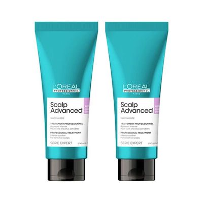L'Oreal Professionnel Serie Expert Scalp Advanced Anti-Discomfort Hair Treatment for sensitive scalps 200ml Double in Clear - Thumbnail 2