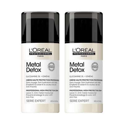 L'Oreal Professionnel Metal Detox Anti-Metal High Protection Cream 100ml Double in Clear - Thumbnail 2