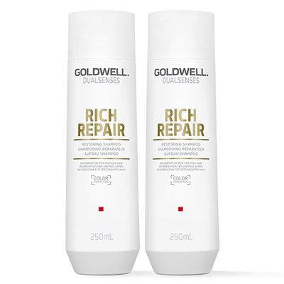 Goldwell Dual Senses Rich Repair Restoring Shampoo 250ml Double in Clear