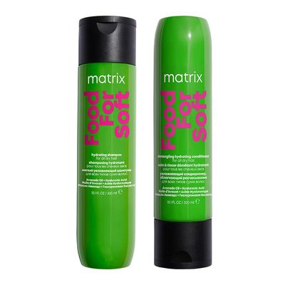 Matrix Food For Soft Hydrating Shampoo & Conditioner 300ml duo in Green