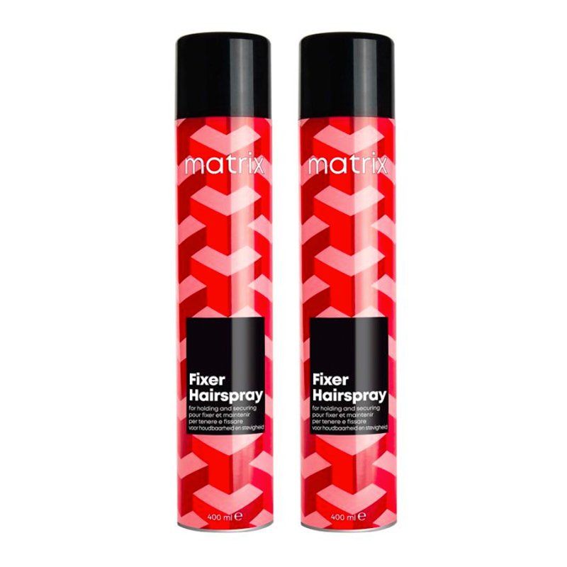 Matrix Fixer Hairspray 400ml Double in Clear - Image 1
